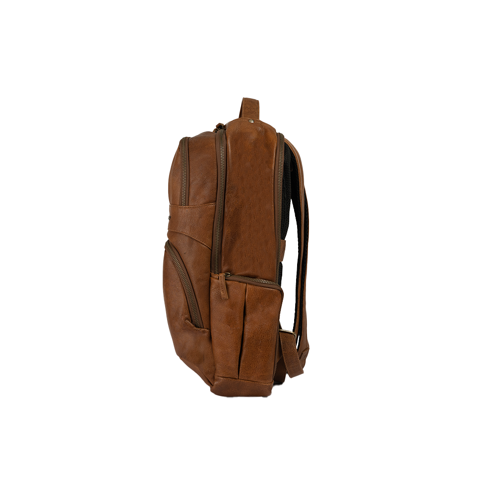 Large Crusader Leather Backpack