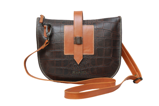 Caroline Croco Handbag from Haans Leather