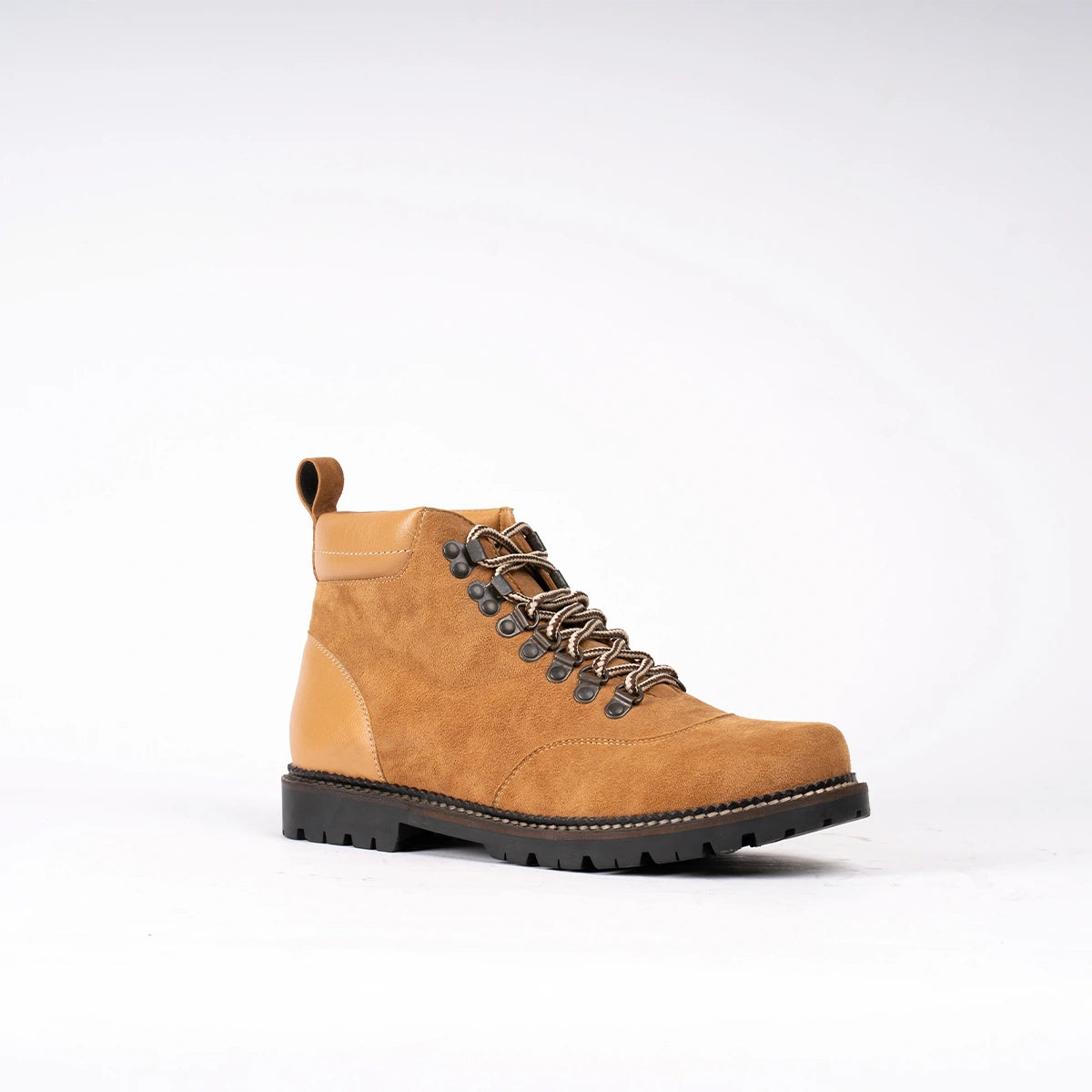 Suede Leather Boots with rubber sole